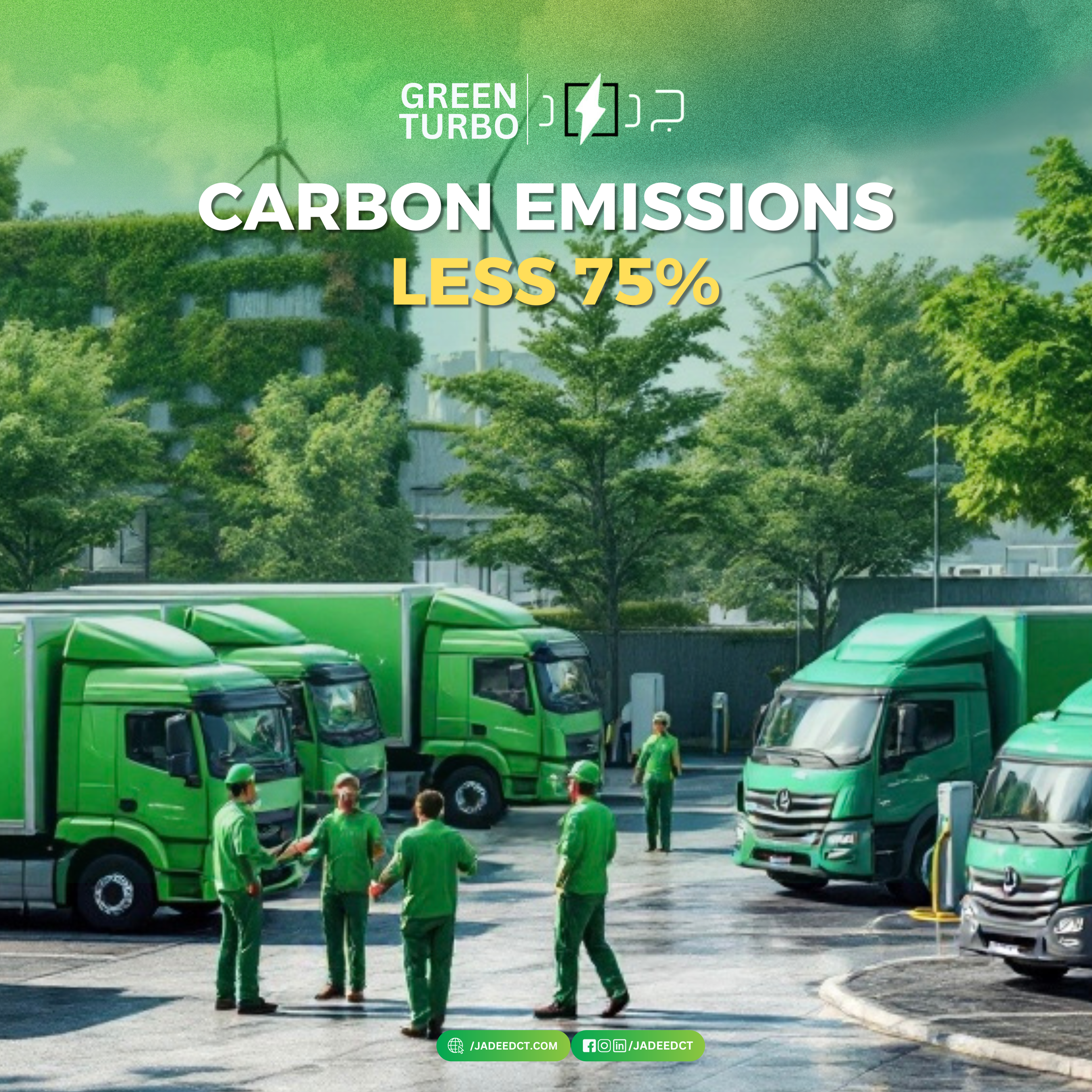 Cut 75 percentage of your fleet's carbon emissions while saving on fuel and maintenance costs
